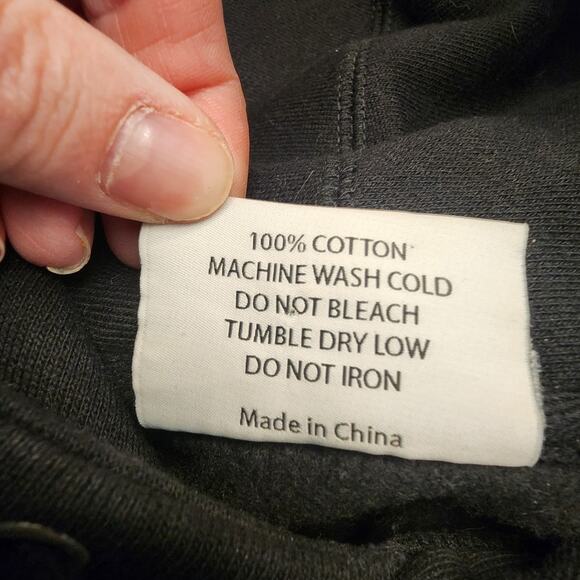 Teddy Fresh Black Hoodie SZ Medium Streetwear Athleisure - Picture 5 of 7